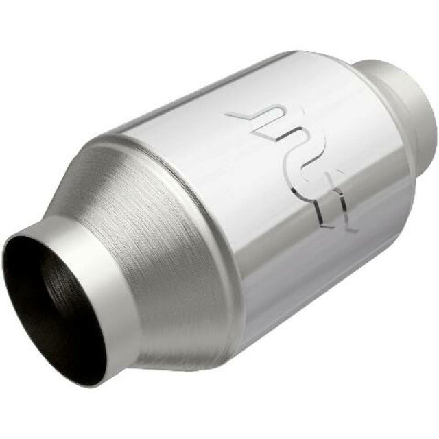 MagnaFlow universal catalytic converter stainless steel polished CARB compliant 69019
