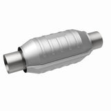 MagnaFlow universal catalytic converter 2.5 inch inlet/outlet stainless steel CARB compliant OBDII 54306