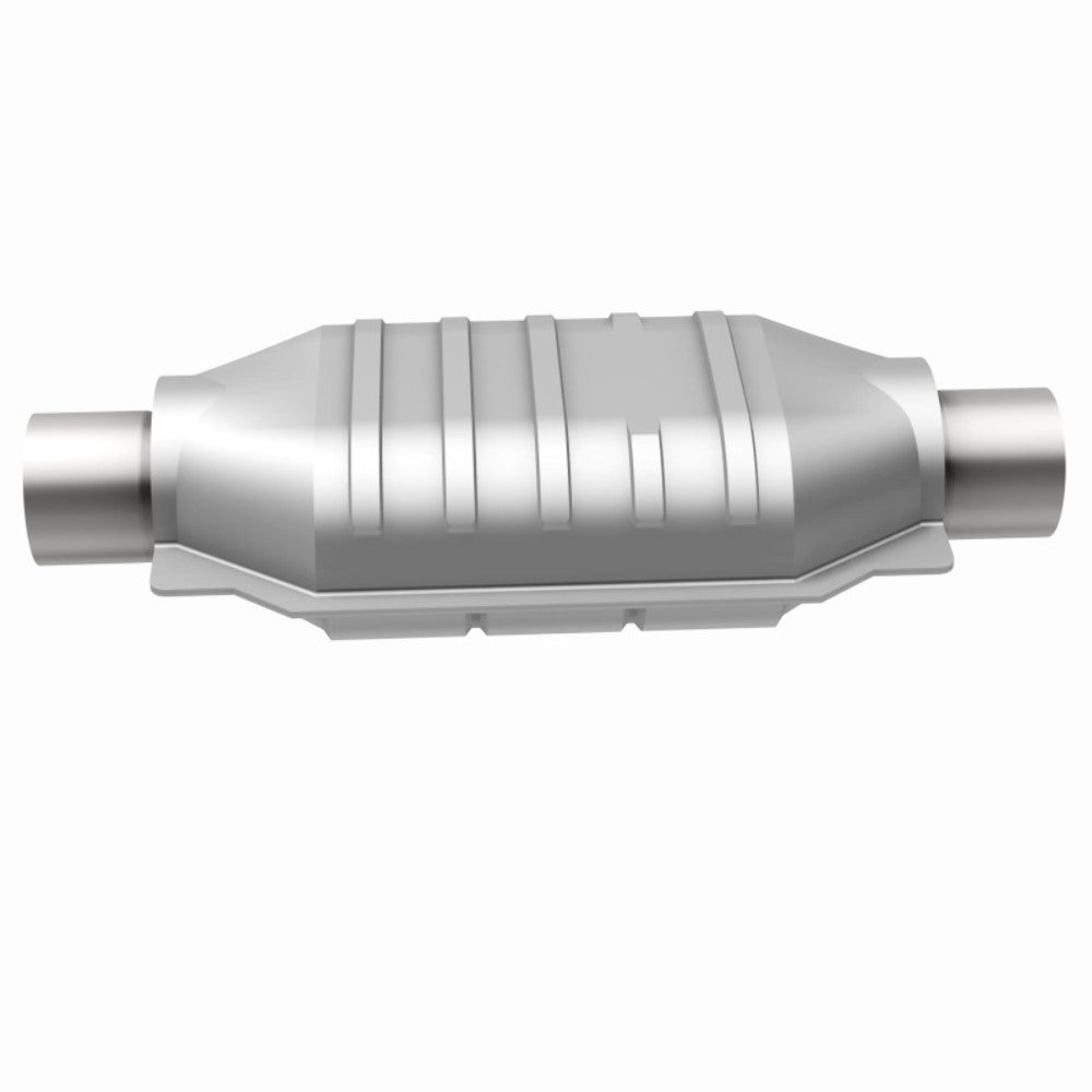 MagnaFlow universal catalytic converter 2.5 inch inlet/outlet stainless steel CARB compliant OBDII 94306