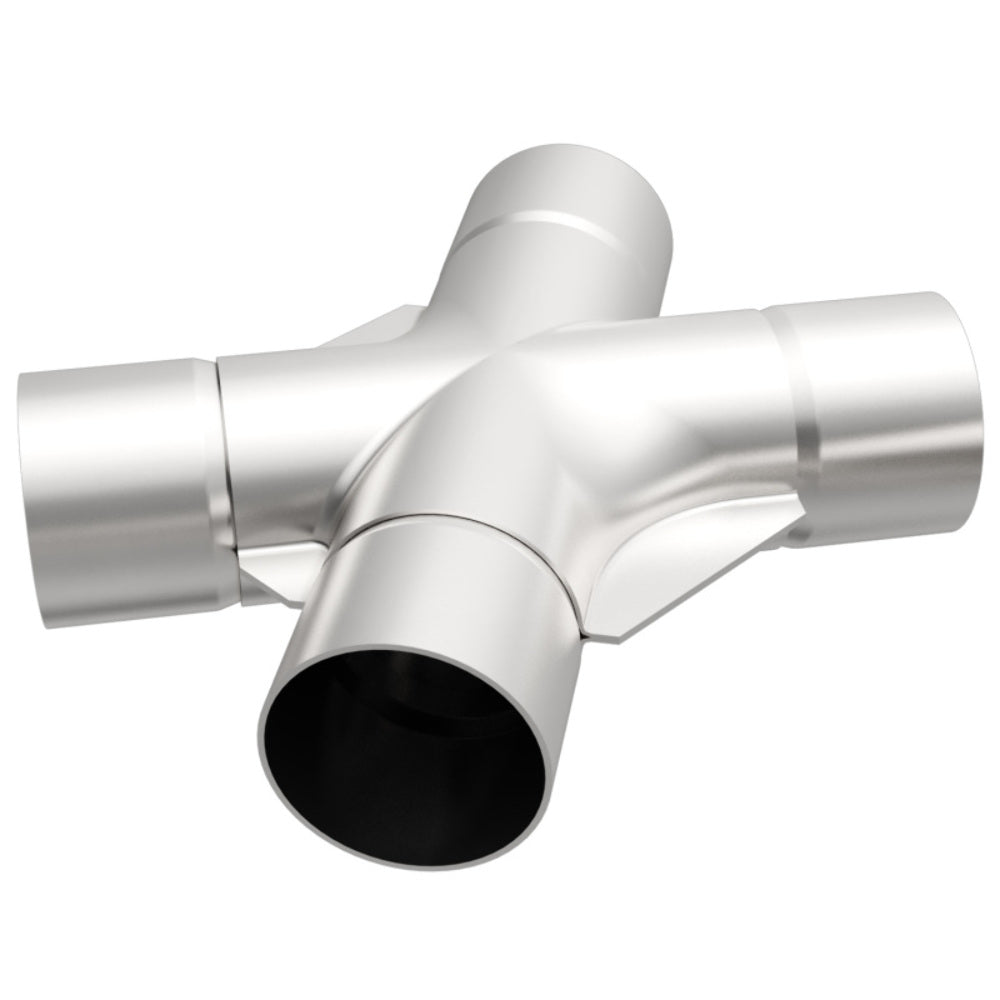 t Universal Exhaust Pipe Smooth Trans X 2.25 SS 35deg. 10780 Magnaflow MagnaFlow Exhaust Products
