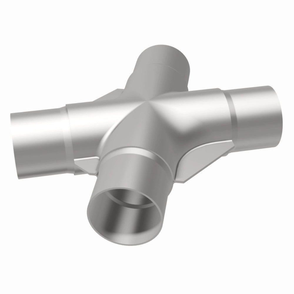 t Universal Exhaust Pipe Smooth Trans X 2.25 SS 35deg. 10780 Magnaflow MagnaFlow Exhaust Products