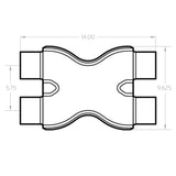 MagnaFlow exhaust pipe stainless steel 10792
