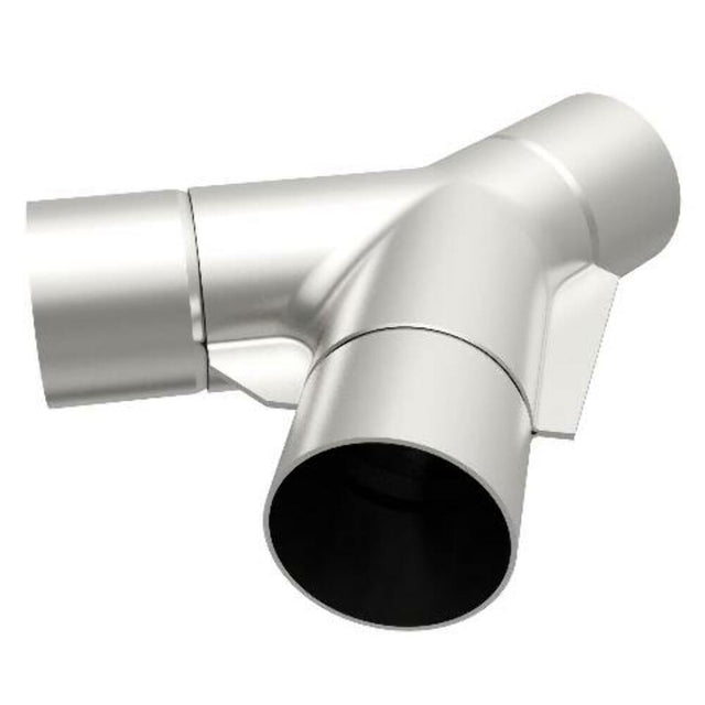 t Universal Exhaust Pipe Smooth Trans Y 2.50 SS 70 deg. 10733 Magnaflow MagnaFlow Exhaust Products