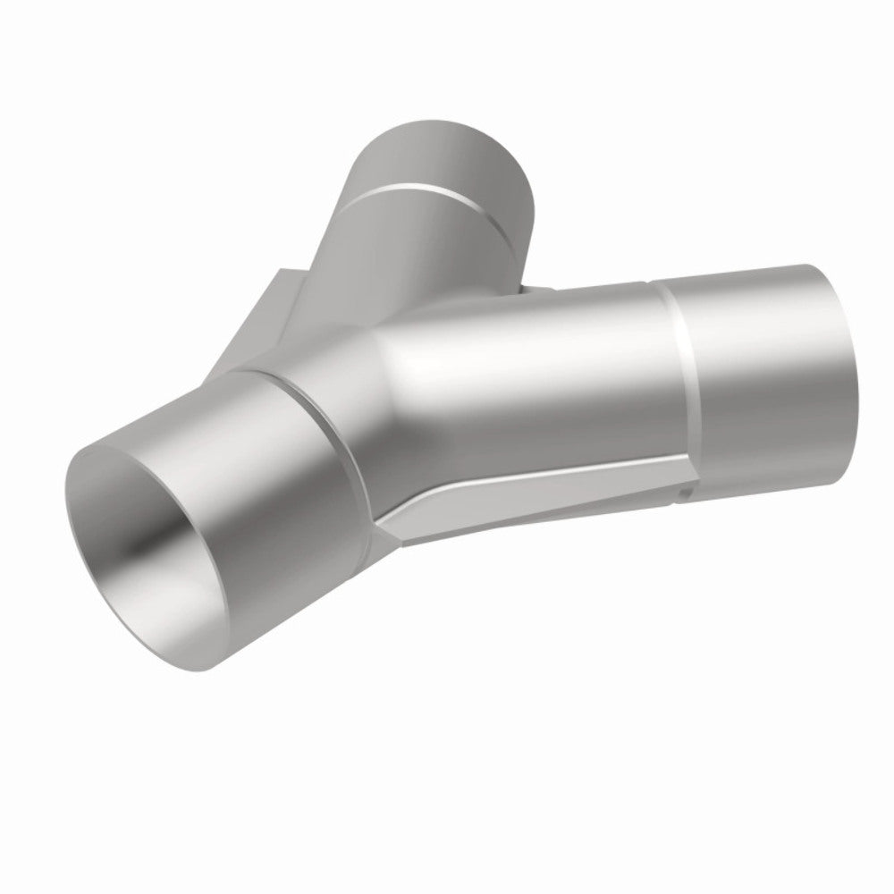 t Universal Exhaust Pipe Smooth Trans Y 2.50 SS 70 deg. 10733 Magnaflow MagnaFlow Exhaust Products