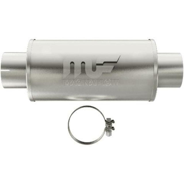 MagnaFlow performance muffler 4 inch inlet 3 inch outlet stainless steel 12775