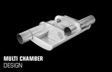t Universal Performance Muffler Trb SS 4X9 18 2/2.0 13254 Magnaflow MagnaFlow Exhaust Products