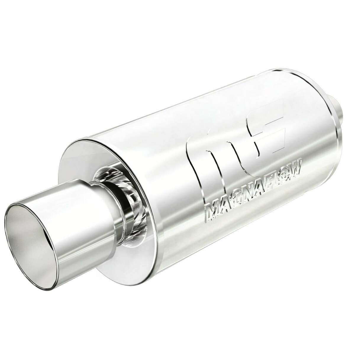 t Universal Performance Muffler W/Tip Mag SS 14X7X7 2.25/4. 14812 Magnaflow MagnaFlow Exhaust Products