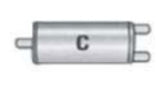 Jones Exhaust V413C V Power Series Muffler 2.25 Inlet, 2.25 Outlet
