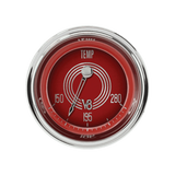t V8 Red Steelie 2 1/8" Water Temp V8RS26SHC Classic Instruments
