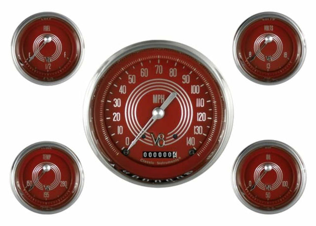 Classic Instruments analog dash gauge set
