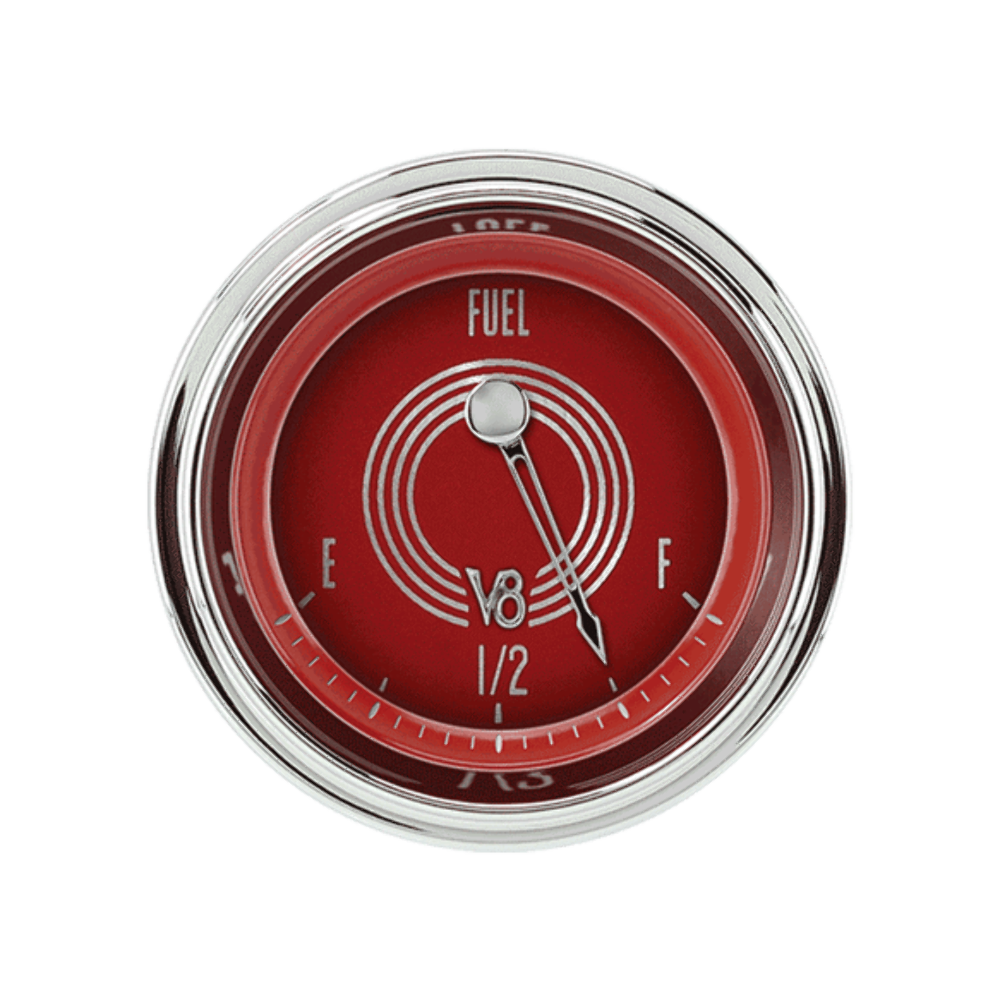 V8 Red Steelie 2 1/8" Fuel V8RS12SHC