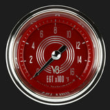 t V8 Red Steelie 2 1/8" Exhaust Gas Temp. Gauge V8RS198SHC Classic Instruments