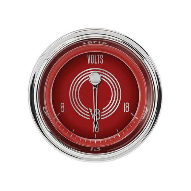 t V8 Red Steelie 2 1/8" Volt V8RS30SHC Classic Instruments