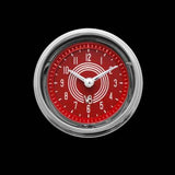 V8 Red Steelie 2 1/8" Clock V8RS90SHC