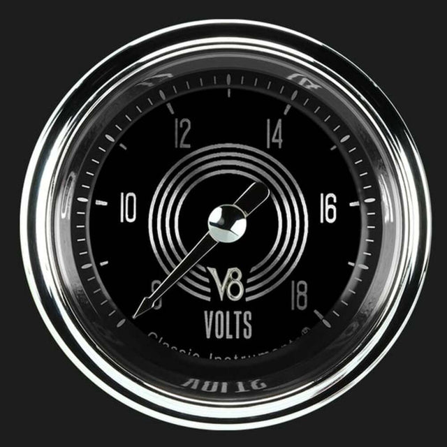 V8 Speedster 2 1/8" Voltage Gauge V8SR130SHC