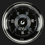 V8 Speedster 2 1/8" Oil Pressure Gauge V8SR181SHC