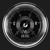 t V8 Speedster 2 1/8" Air Fuel Ratio Gauge V8SR194SHC Classic Instruments