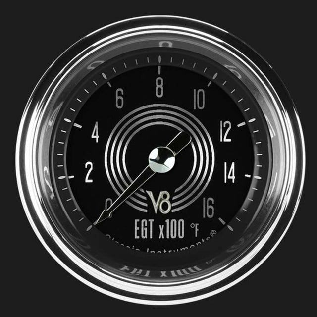 V8 Speedster 2 1/8" Exhaust Gas Temp. Gauge V8SR198SHC