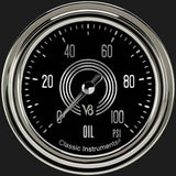 V8 Speedster 2 5/8" Oil Pressure Gauge V8SR381SLC