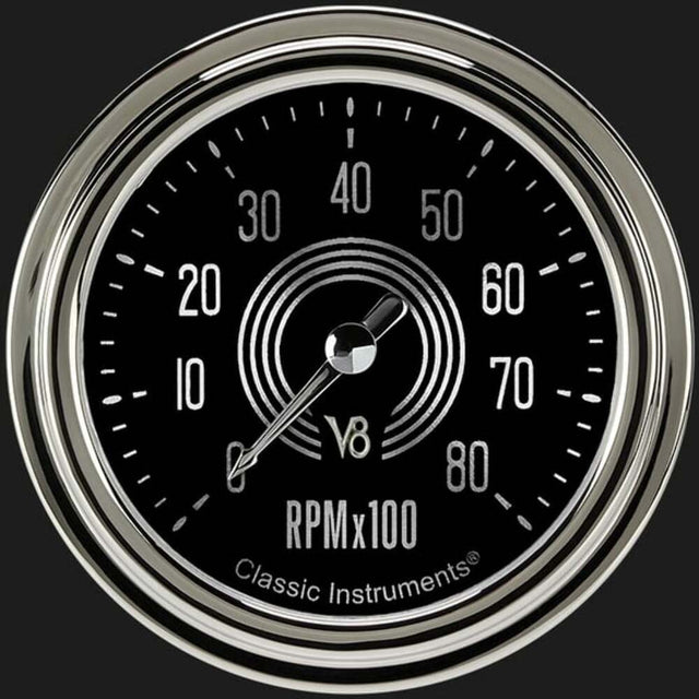 V8 Speedster 2 5/8" Tachometer V8SR383SLC