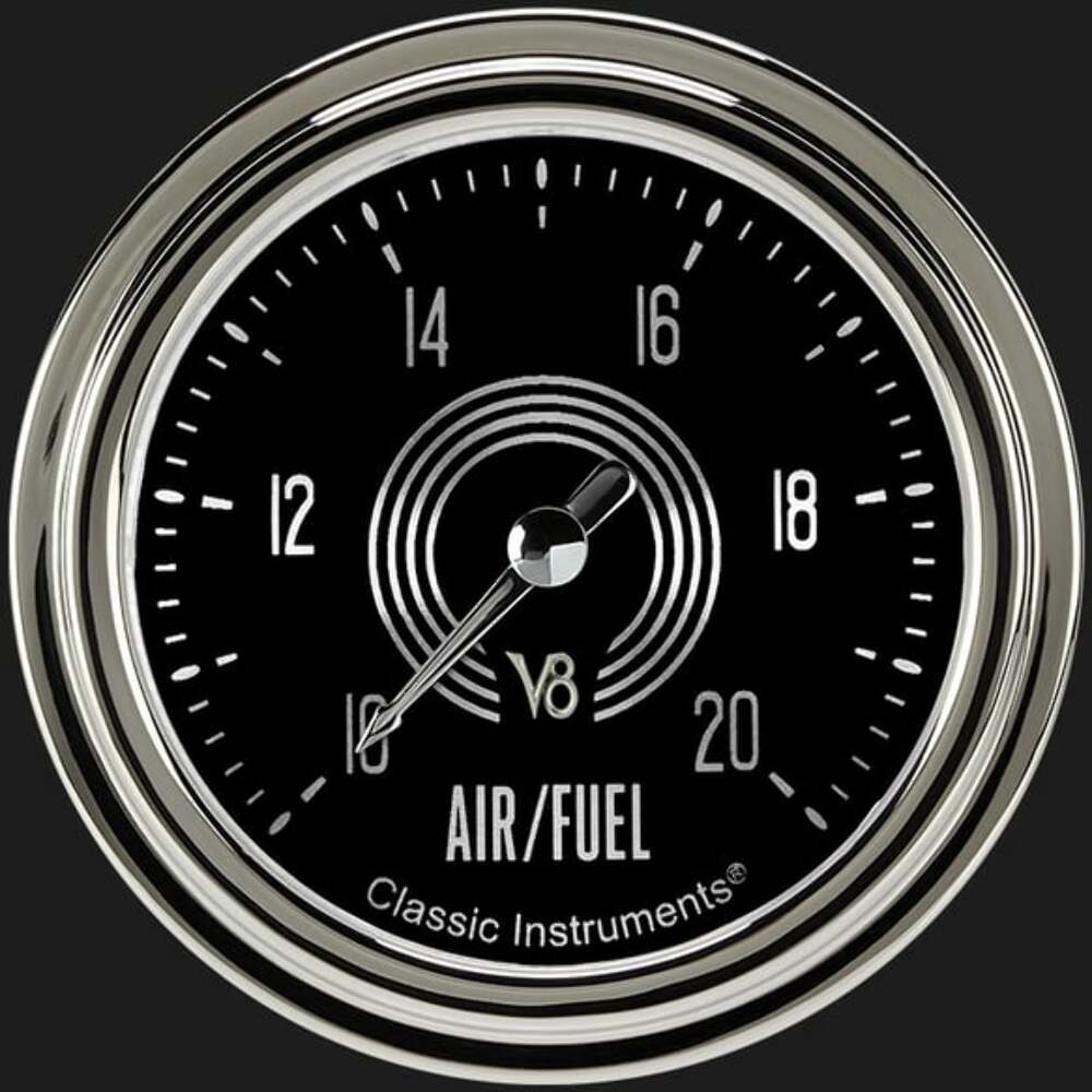 t V8 Speedster 2 5/8" Air Fuel Ratio Gauge V8SR394SLC Classic Instruments