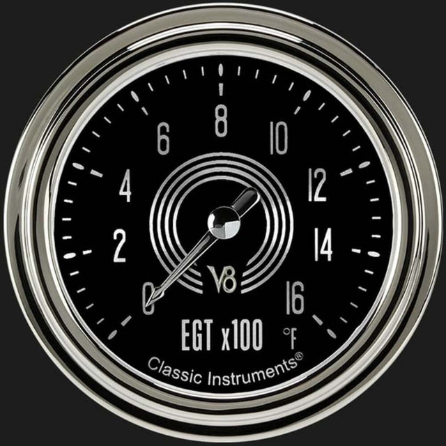 V8 Speedster 2 5/8" Exhaust Gas Temp. Gauge V8SR398SLC