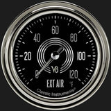 V8 Speedster 2 5/8" Outside Air Temp Gauge V8SR399SLC