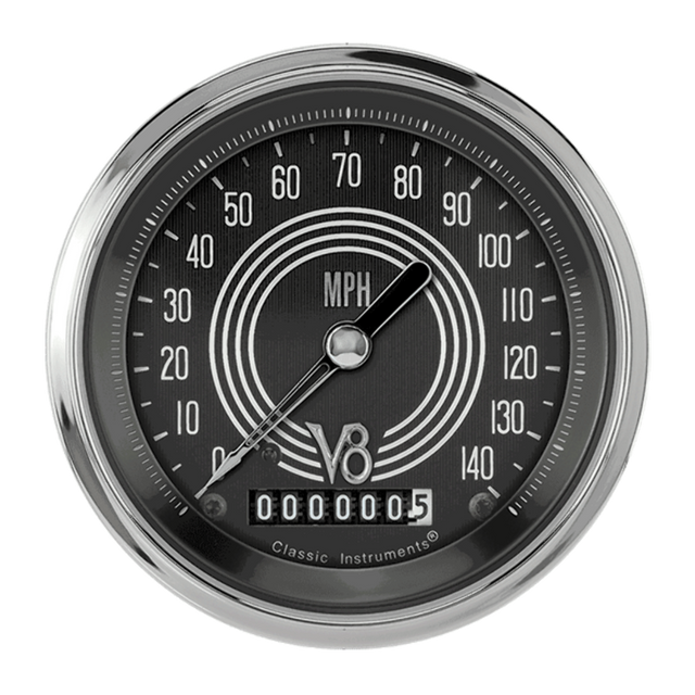 t V8 Speedster 3 3/8" Speedometer V8SR55SHC Classic Instruments