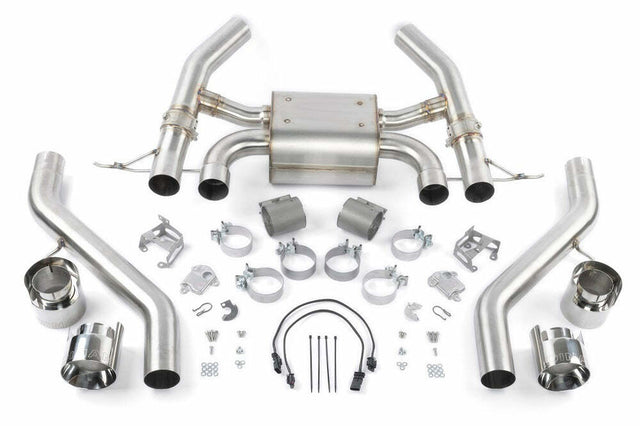 Valved Axle-Back Exhaust Fits 2023-2024 Bmw M2 Stainless Polished Tips-D660-0100 BMW performance stainless steel