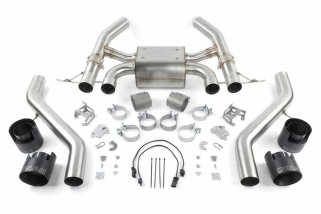 Valved Axle-Back Exhaust For 2023-2024 Bmw M2 Stainless Black Tips-D660-0100-BLK BMW performance stainless steel
