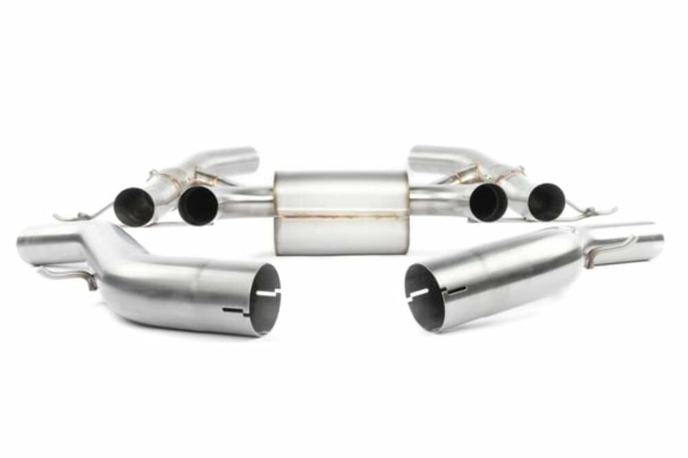 Valved Axle-Back Exhaust For 2023-2024 Bmw M2 Stainless Black Tips-D660-0100-BLK BMW performance
