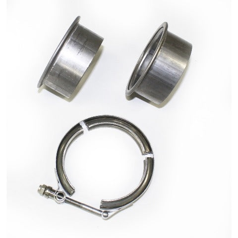 JBA Exhaust Clamp VB25 3" Stainless V Band clamp and flanges - VB30
