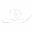 Complete Brake Line Kit for 1963-1964 ABS drum brakes stainless steel