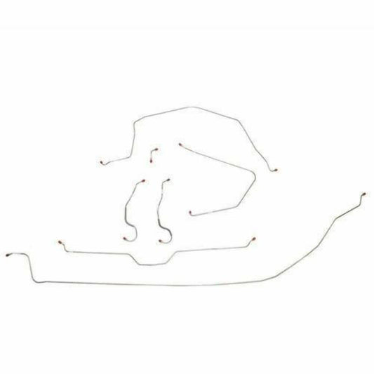 Brake Line Kit For 65 Corvette with Manual Brakes Complete Steel Fine Lines