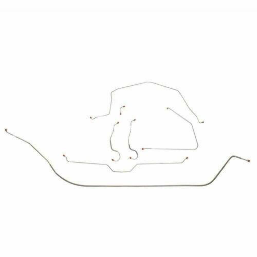 Brake Line Kit for 1965-1966 Chevy Corvette with Power Brakes and steel
