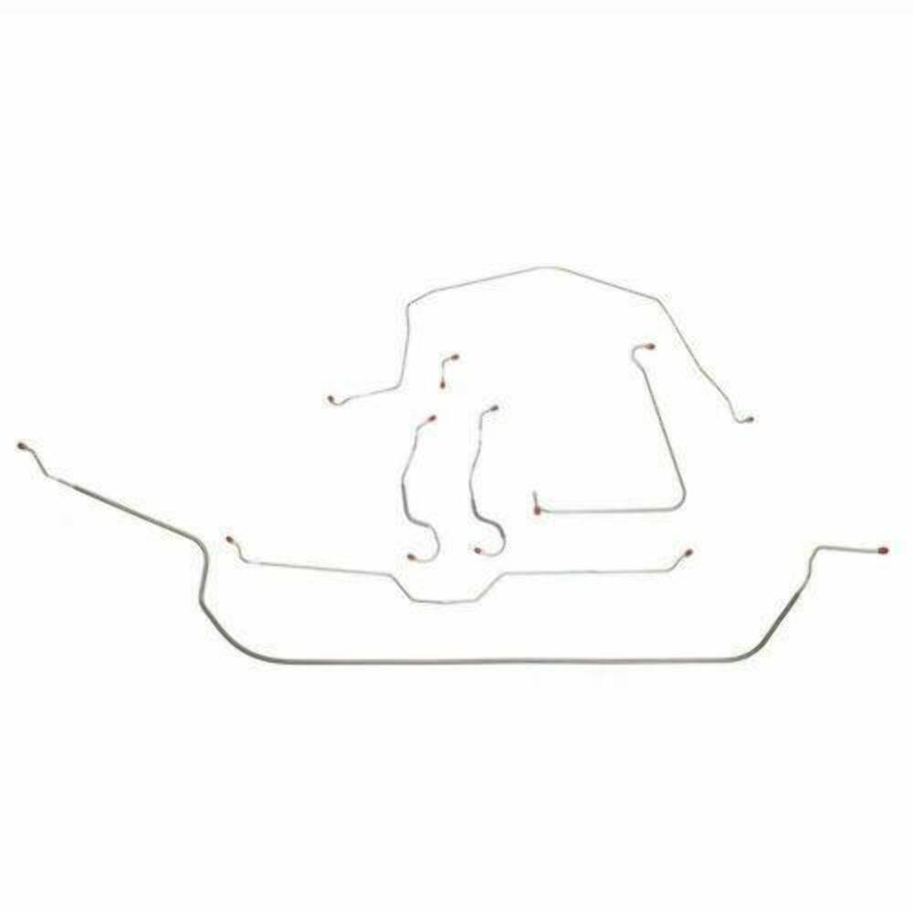 Brake Line Kit for 1965-1966 Chevy Corvette stainless steel