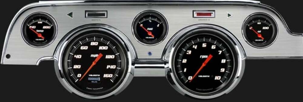 Velocity Black 1967-68 Mustang MU67DVSBBA for 1967-1968 Mustang