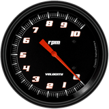 Velocity Black 4 5/8" Tachometer VS71BBLF