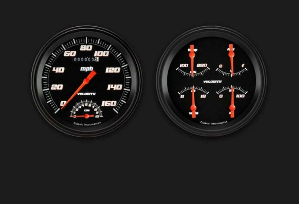 Velocity Black Series Two Gauge Set VS62BBLF
