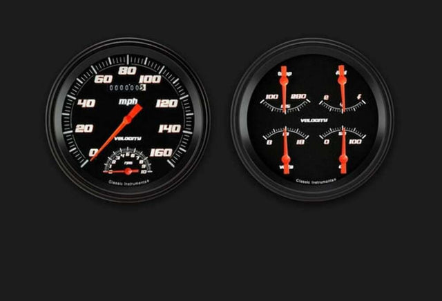 Velocity Black Series Two Gauge Set VS62BBLF