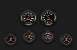 Velocity Black Six Gauge Set 301 VS301BBLF
