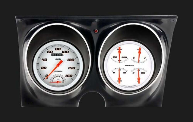 Velocity White 1967-68 Camaro Package CAM67VSW for 1967-1968 Camaro dash gauge cluster