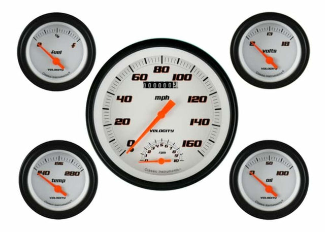 Classic Instruments analog speedometer gauge black