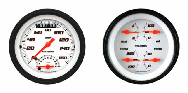 Classic Instruments analog speedometer gauge black