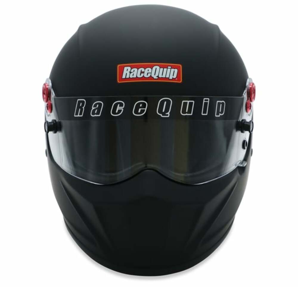 RaceQuip racing helmet black red Nomex adjustable XL SA2020