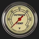 Vintage 2 1/8" Outside Air Temp. Gauge VT199SLF