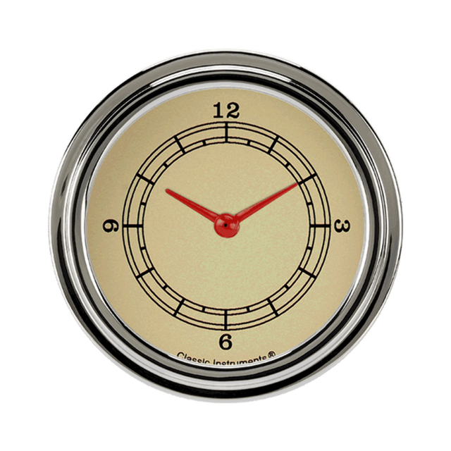 t Vintage 2 5/8" Clock VT92SLF Classic Instruments