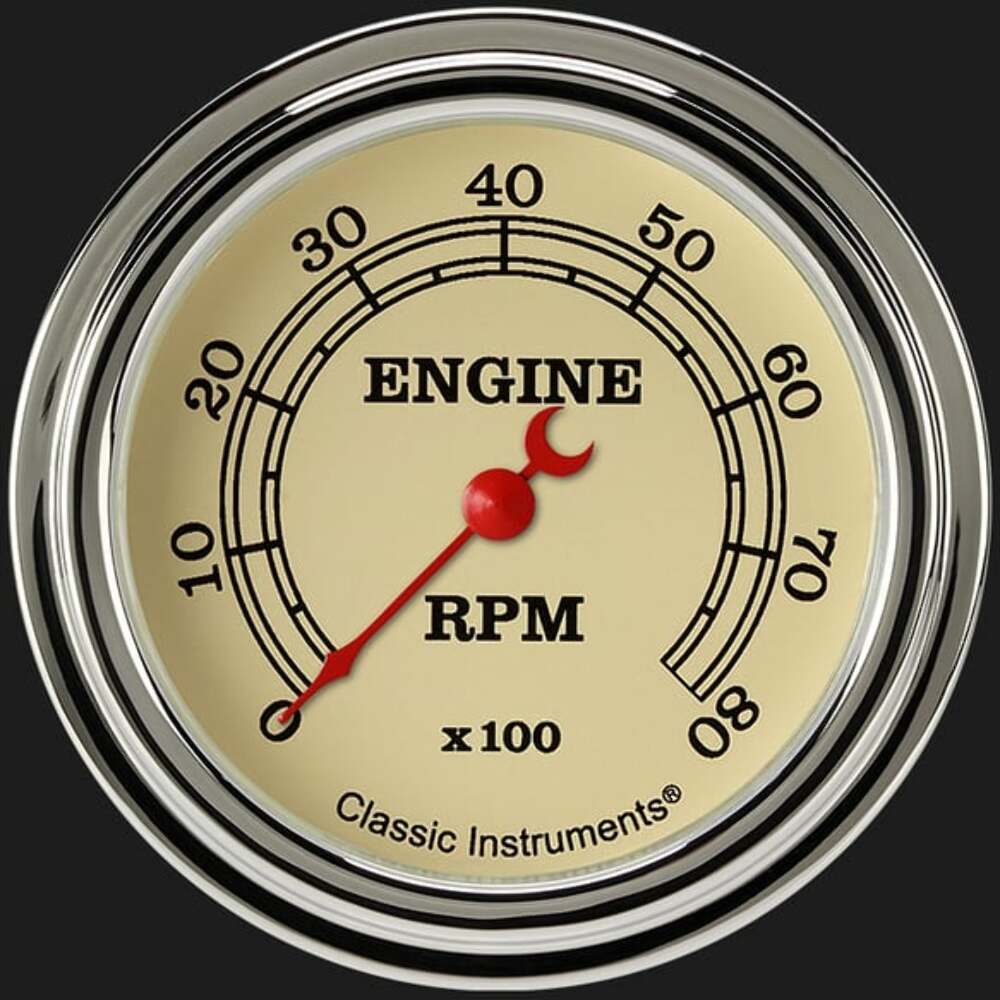 classic tachometer analog gauge VT383SLF