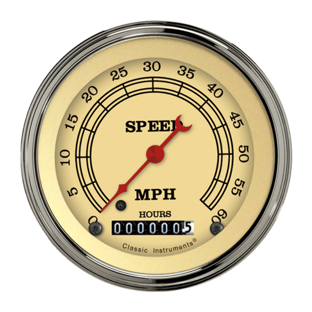 Vintage 3 3/8" Low Speed Speedometer LSVT