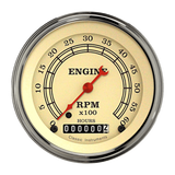 Classic Instruments Vintage 3 3/8" Tachometer VT60HSLF